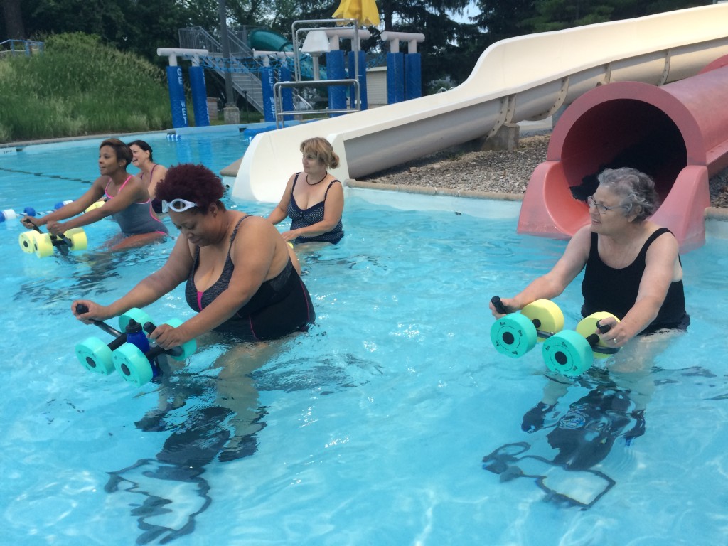 Blanchette Aqua cycling Class