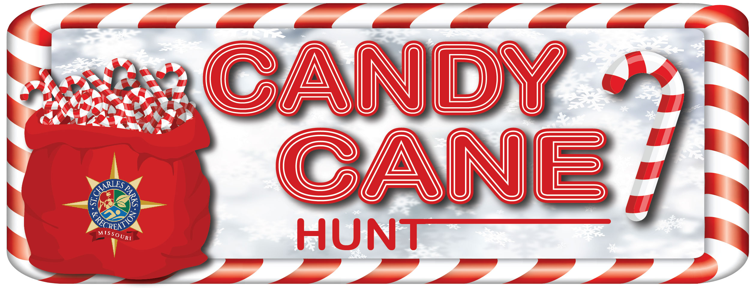 Candy Cane Hunt Event Graphic